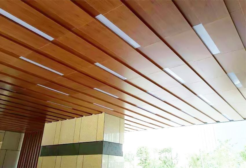 Wooden Color Aluminum Panels ceiling Wooden Color Aluminum Panels ceiling