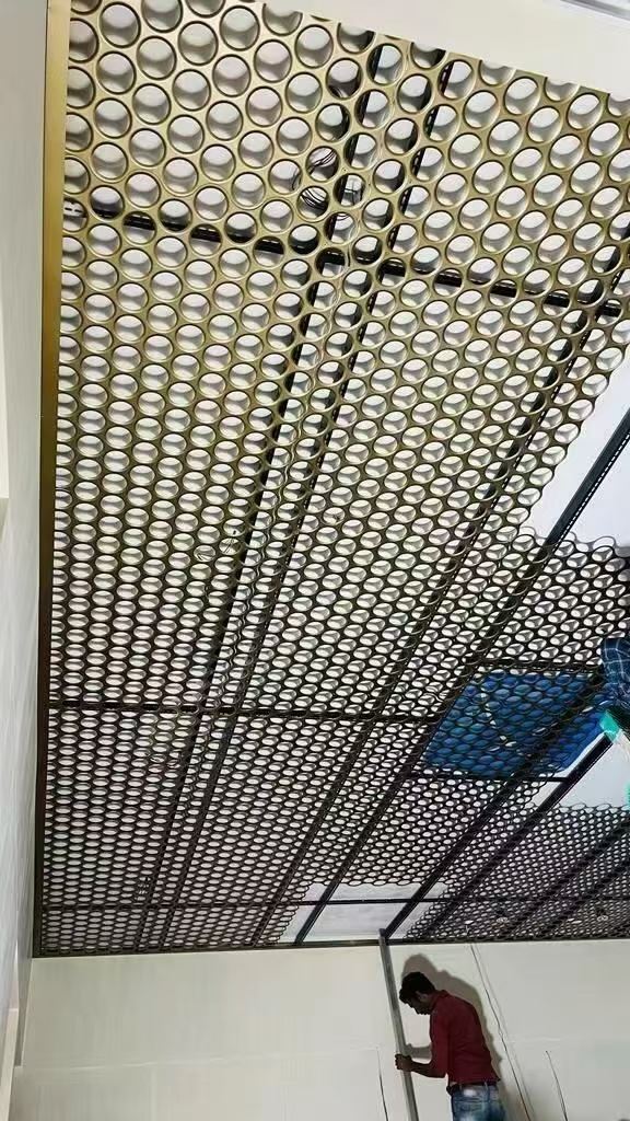 Pattern Artistic Wall Decor Cladding Panels Perforated Aluminum Ceiling Panel factory Pattern Artistic Wall Decor Cladding Panels Perforated Aluminum Ceiling Panel factory