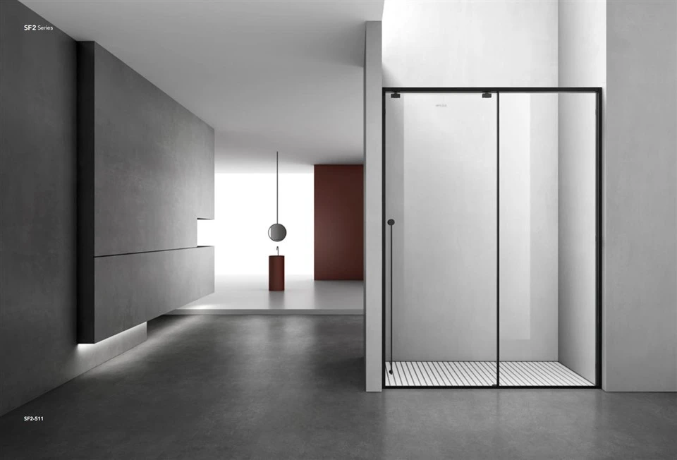 Alça circular com alça vertical para banheiro